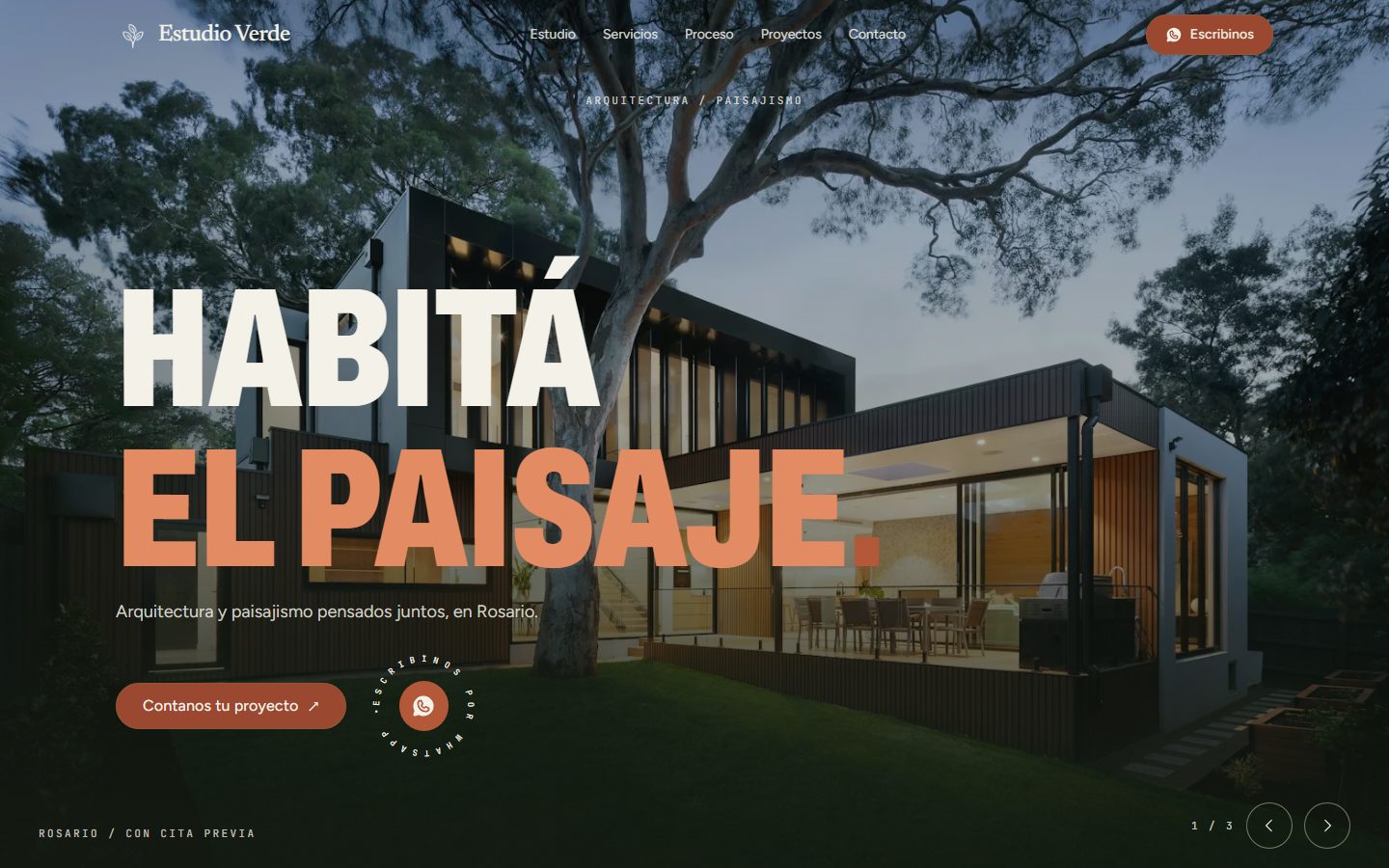 Estudio Verde, Arquitectura y paisajismo, Rosario
